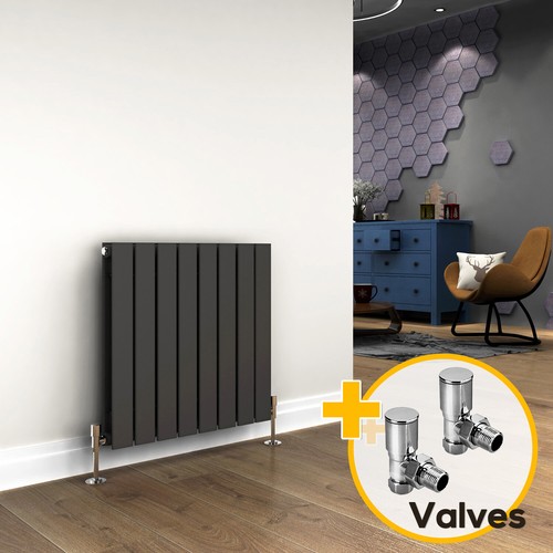 Anthracite radiator double 600 - double,