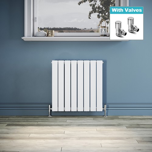 White radiator 600 flat - white,