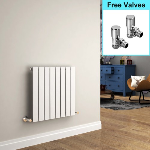White radiator single flat - radiator,