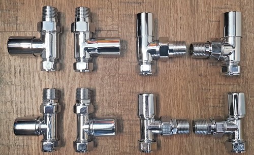 Chrome straight angled - chrome,