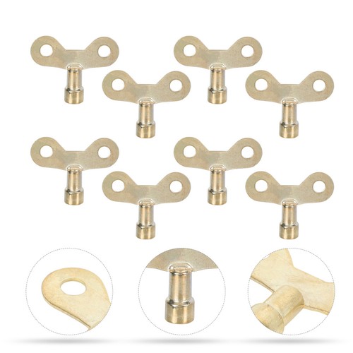 10pcs radiator valves - 10pcs, keys