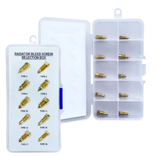 Radiator bleed screw selection - bleed,