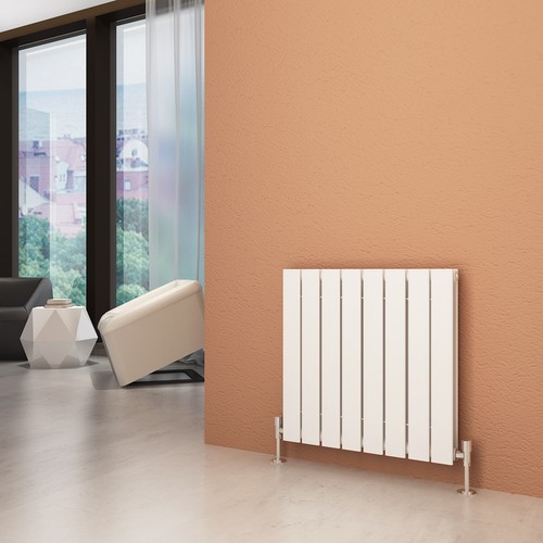 White radiator double 600 - white,